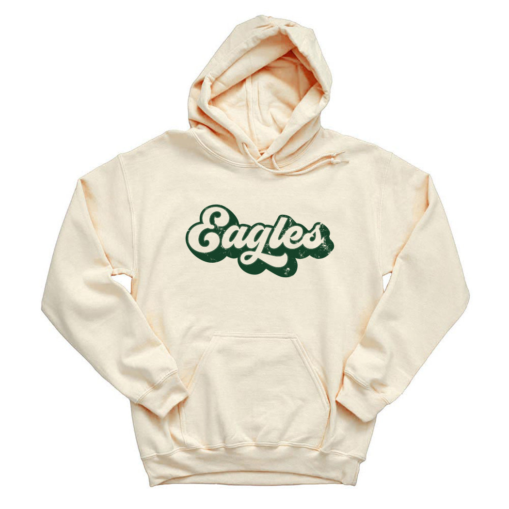 Groovy Script Eagles ~ Hoodie ~ St. John Berchmans