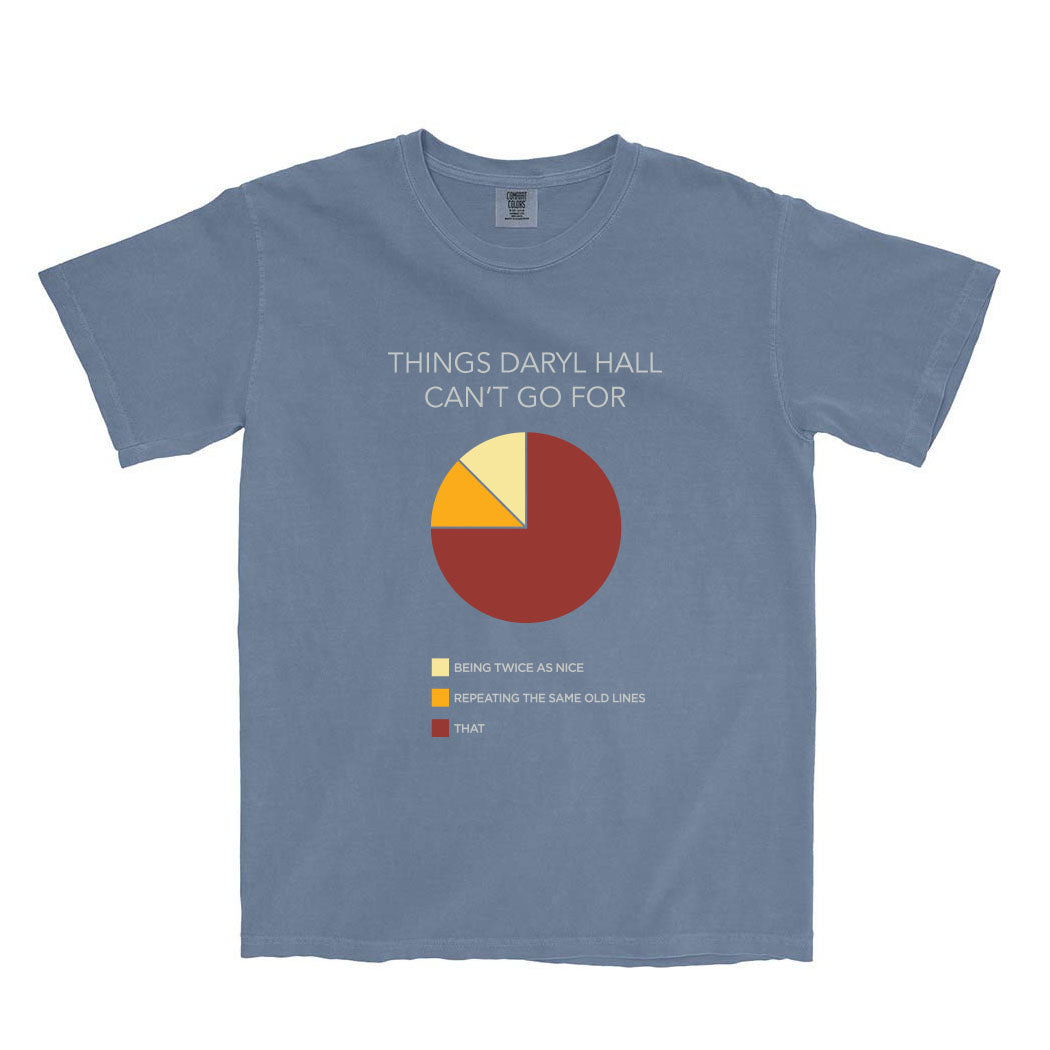 Things Daryl Hall Can't Go For ~ Heavyweight Cotton T-Shirt ~ humanKIND