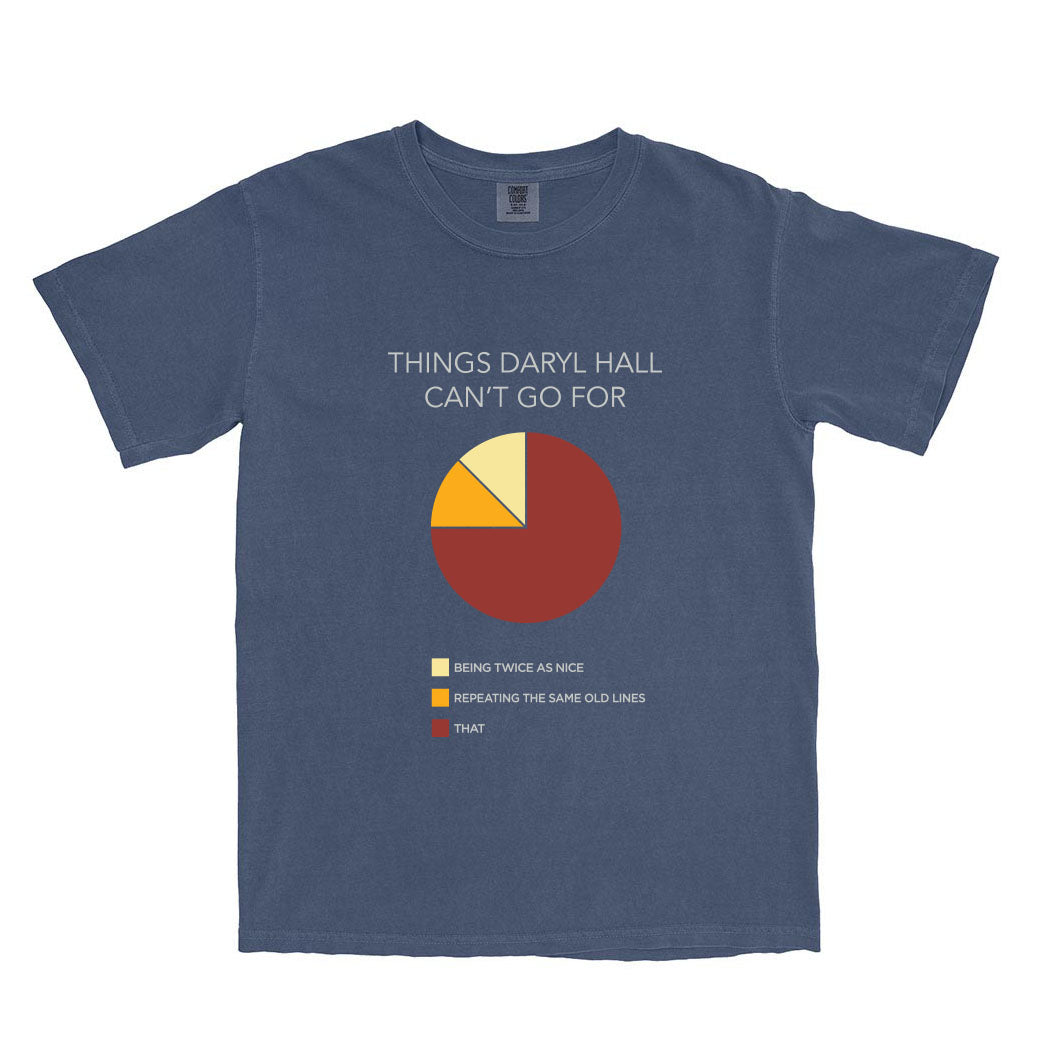 Things Daryl Hall Can't Go For ~ Heavyweight Cotton T-Shirt ~ humanKIND