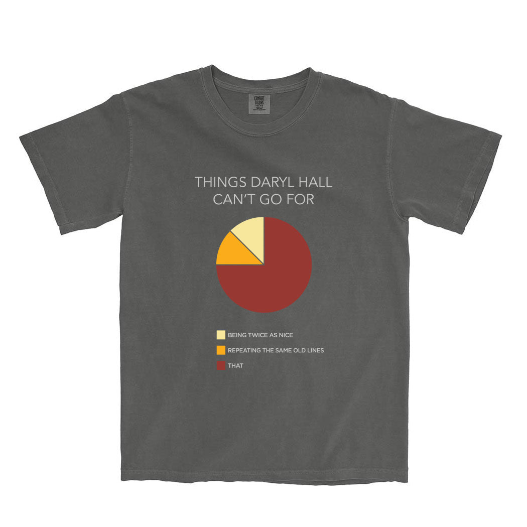 Things Daryl Hall Can't Go For ~ Heavyweight Cotton T-Shirt ~ humanKIND