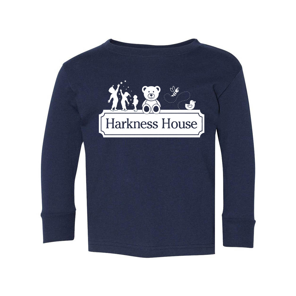 Logo ~ Toddler Fine Jersey Long Sleeve Tee ~ Harkness House