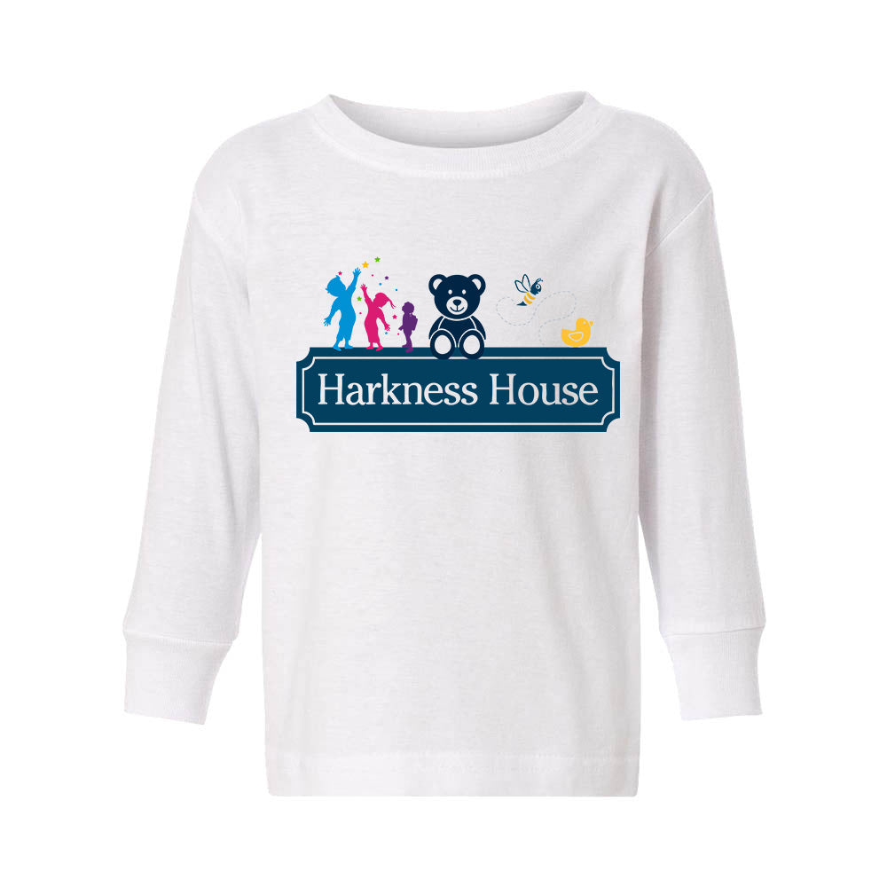 Logo ~ Toddler Fine Jersey Long Sleeve Tee ~ Harkness House