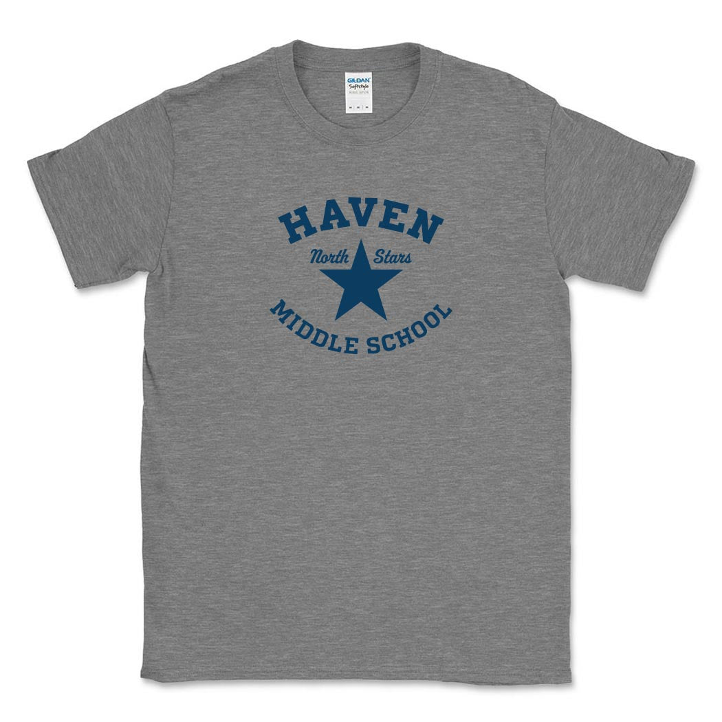 Haven North Stars ~ Cotton T-Shirt ~ Haven Middle School
