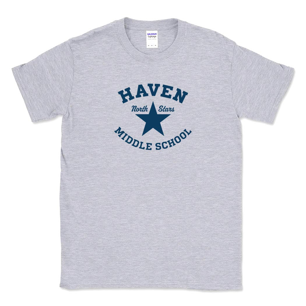 Haven North Stars ~ Cotton T-Shirt ~ Haven Middle School