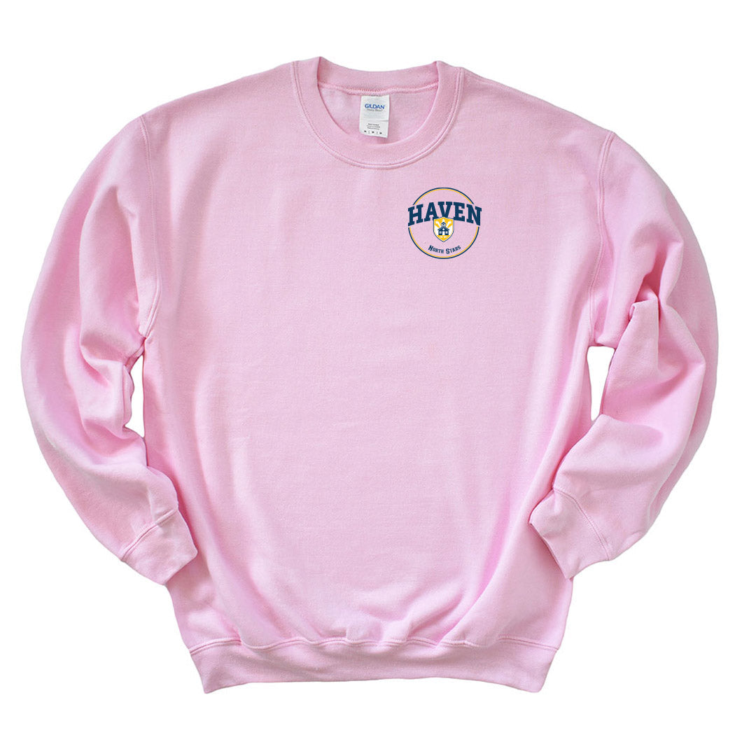 Shield Badge ~ Crewneck Sweatshirt ~ Haven Middle School