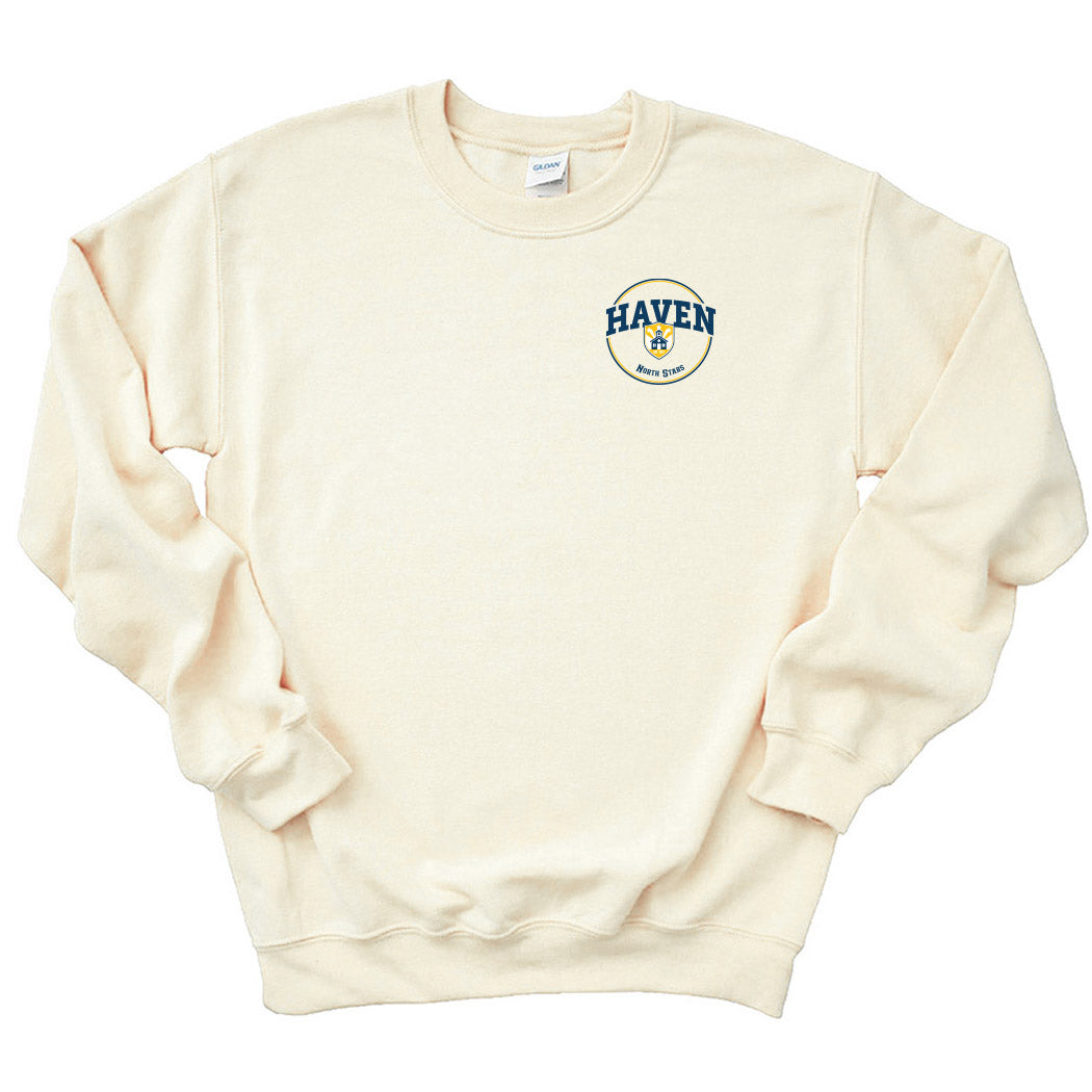 Shield Badge ~ Crewneck Sweatshirt ~ Haven Middle School