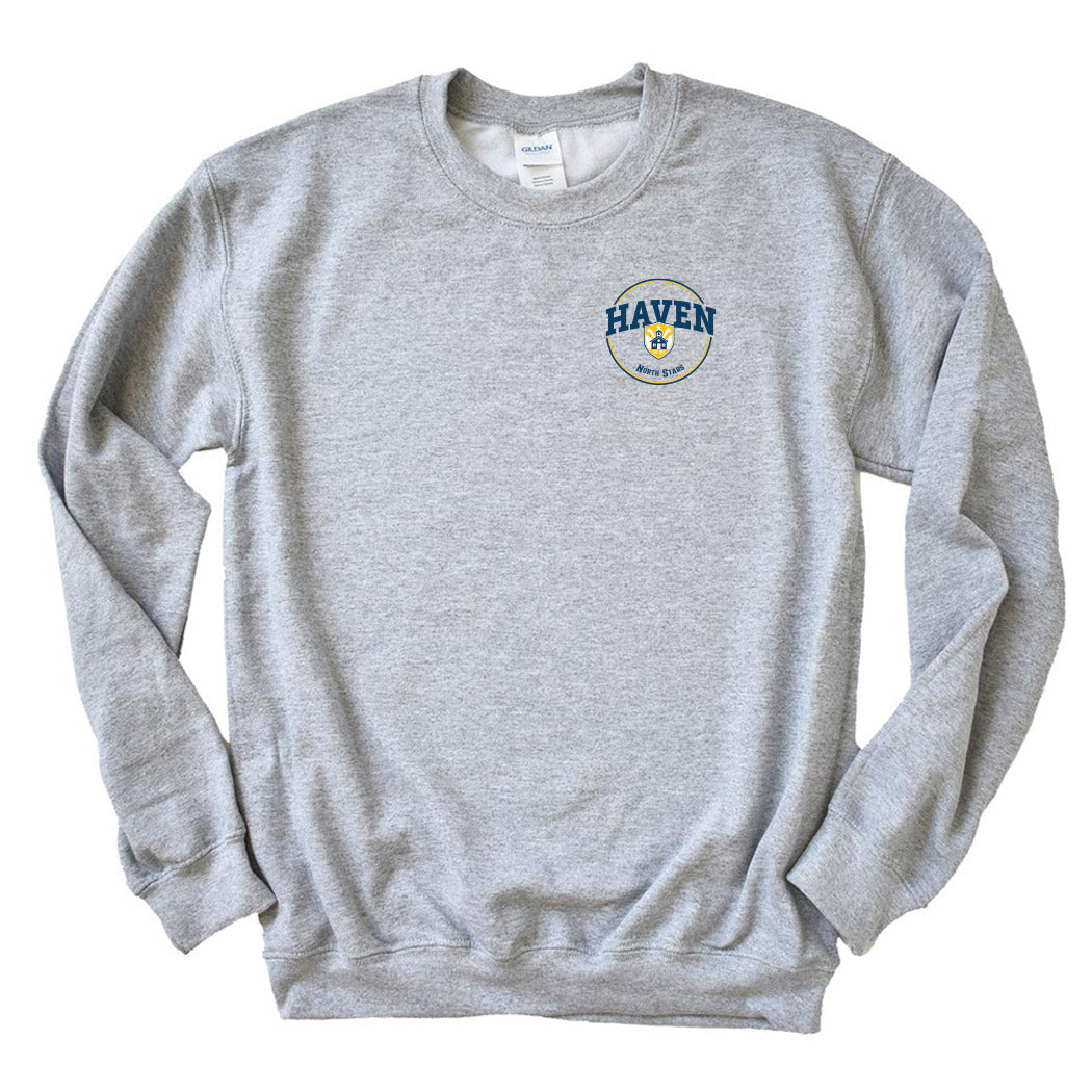 Shield Badge ~ Crewneck Sweatshirt ~ Haven Middle School
