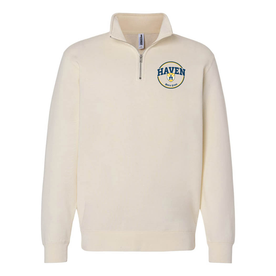 Haven Shield Badge ~ Quarter-Zip Sweatshirt ~ Haven Middle School