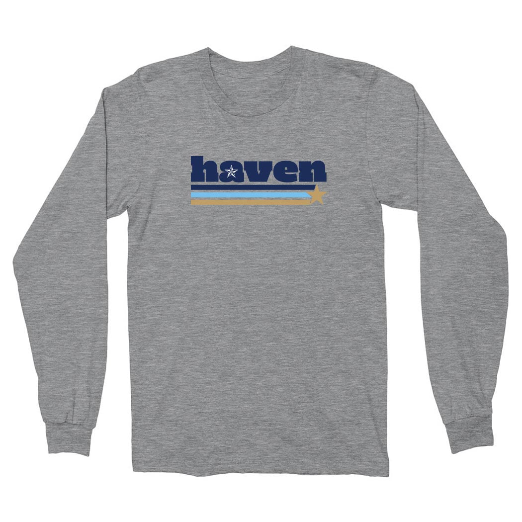 Shooting Star ~ Cotton Long Sleeve T-Shirt ~ Haven Middle School