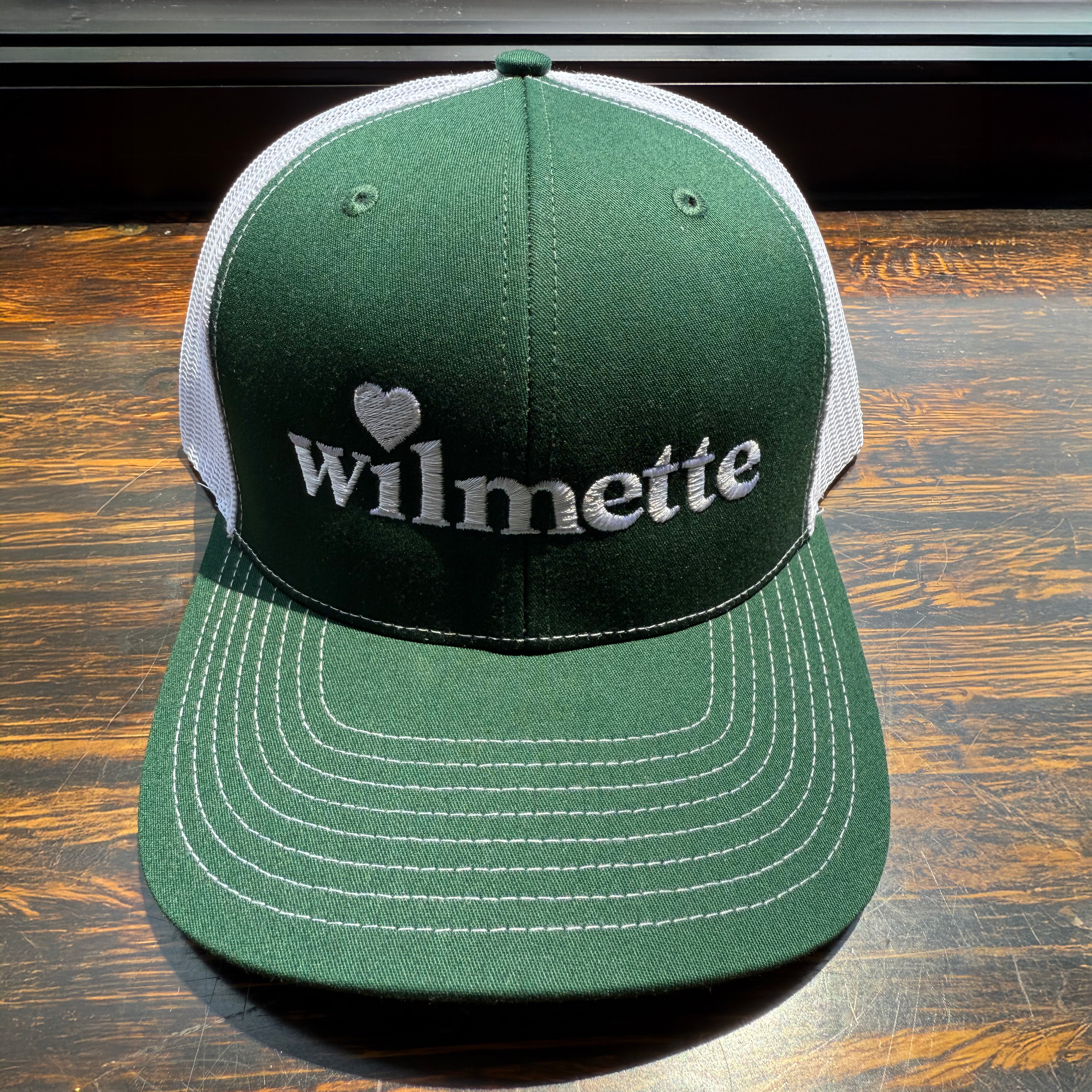 Heart Wilmette ~ Trucker Hat ~ Club Wilmette