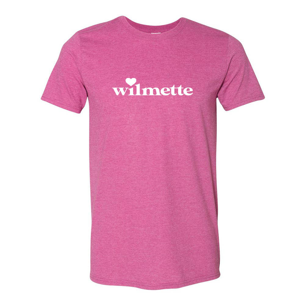 Heart Wilmette ~ Cotton T-Shirt ~ Club Wilmette