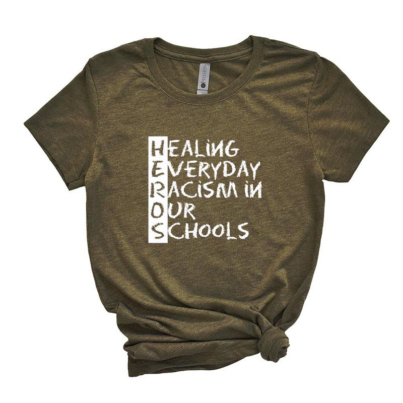 Healing Everyday Racism in Our Schools ~  Triblend T-Shirt ~ HEROS