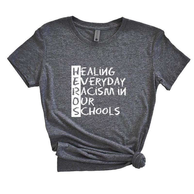 Healing Everyday Racism in Our Schools ~  Triblend T-Shirt ~ HEROS