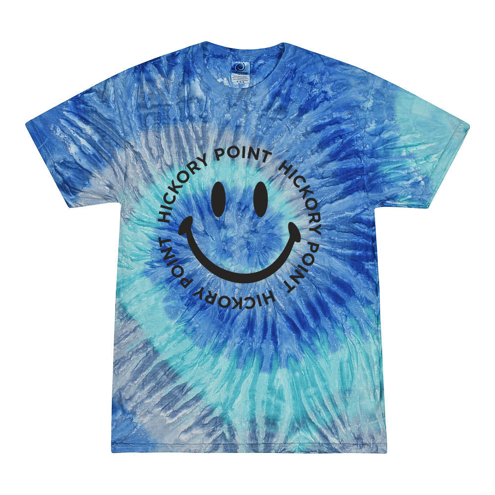 SMILEY CIRCLE TIE DYE TEE ~ HICKORY POINT ELEMENTARY SCHOOL ~ toddler, youth & adult ~ classic fit