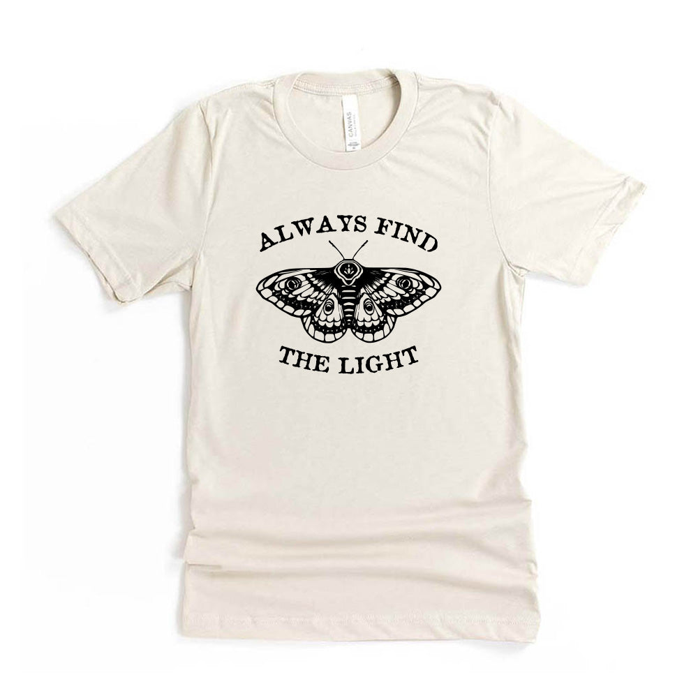 Always Find the Light ~ Jersey T-Shirt ~ humanKIND