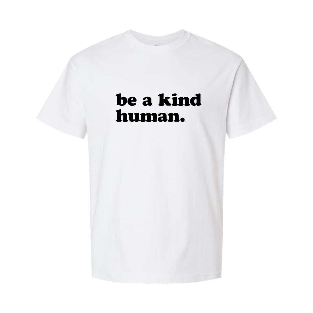 Be A Kind Human ~ Youth Heavyweight Cotton T-Shirt ~ humanKIND