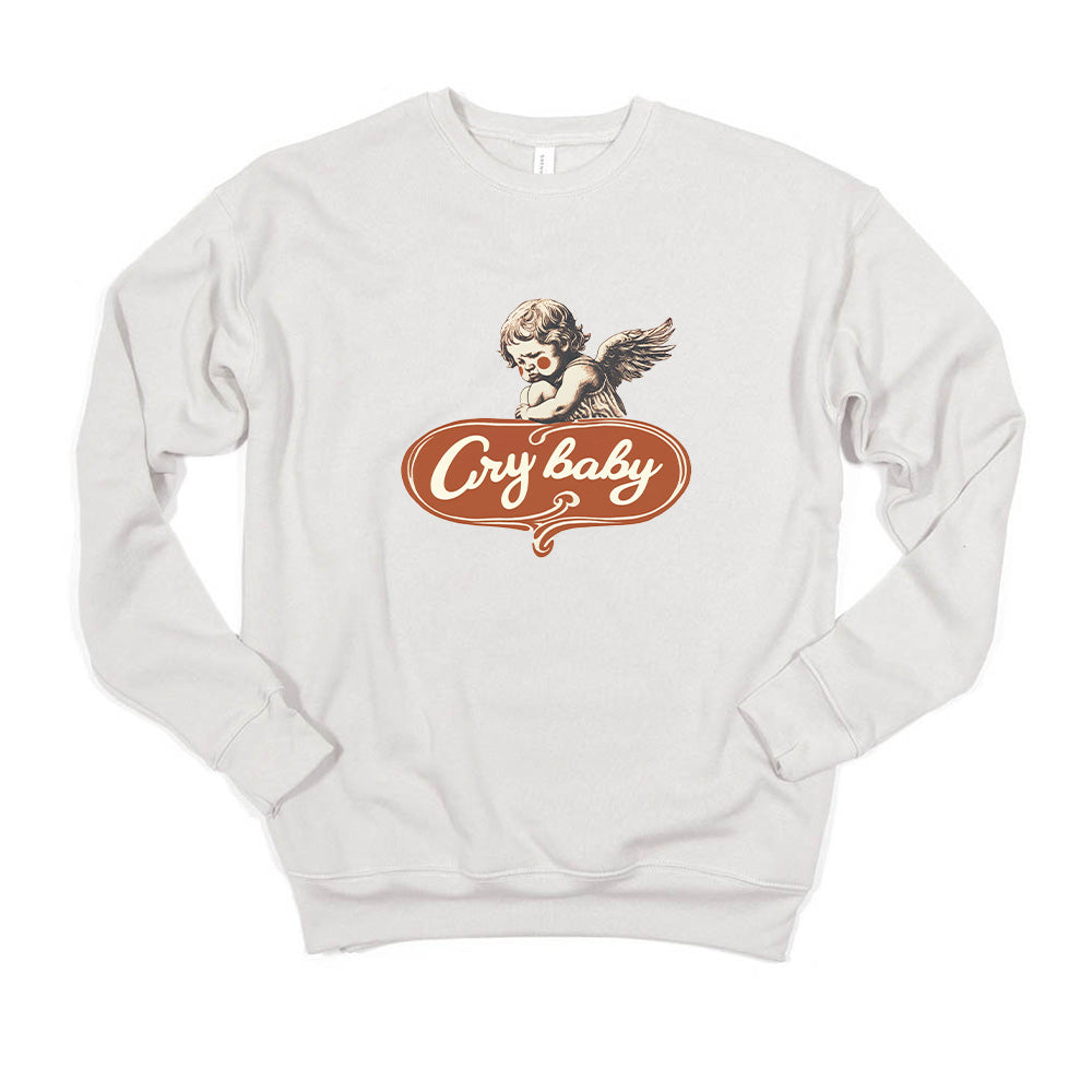 Cry Baby ~ Drop Shoulder Crewneck Sweatshirt ~ humanKIND