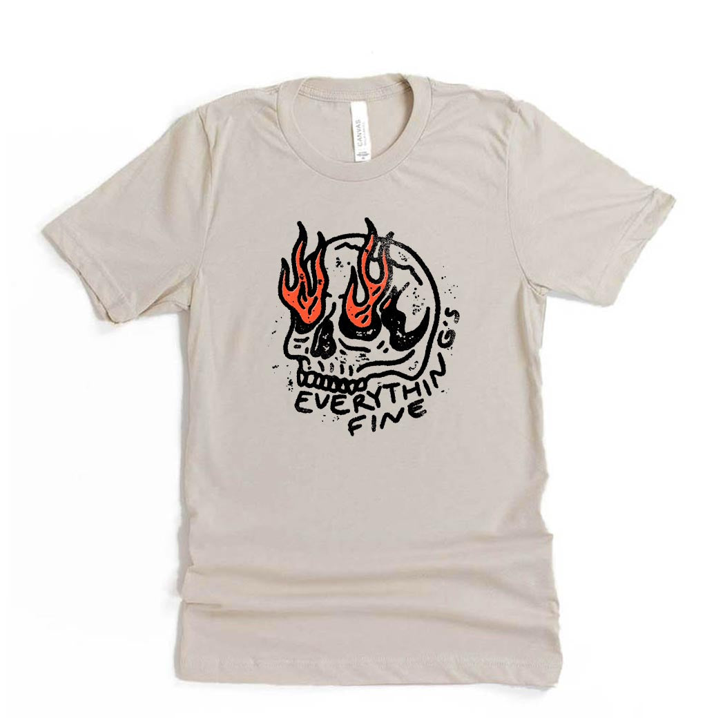 Everything's Fine ~ Jersey T-Shirt ~ humanKIND