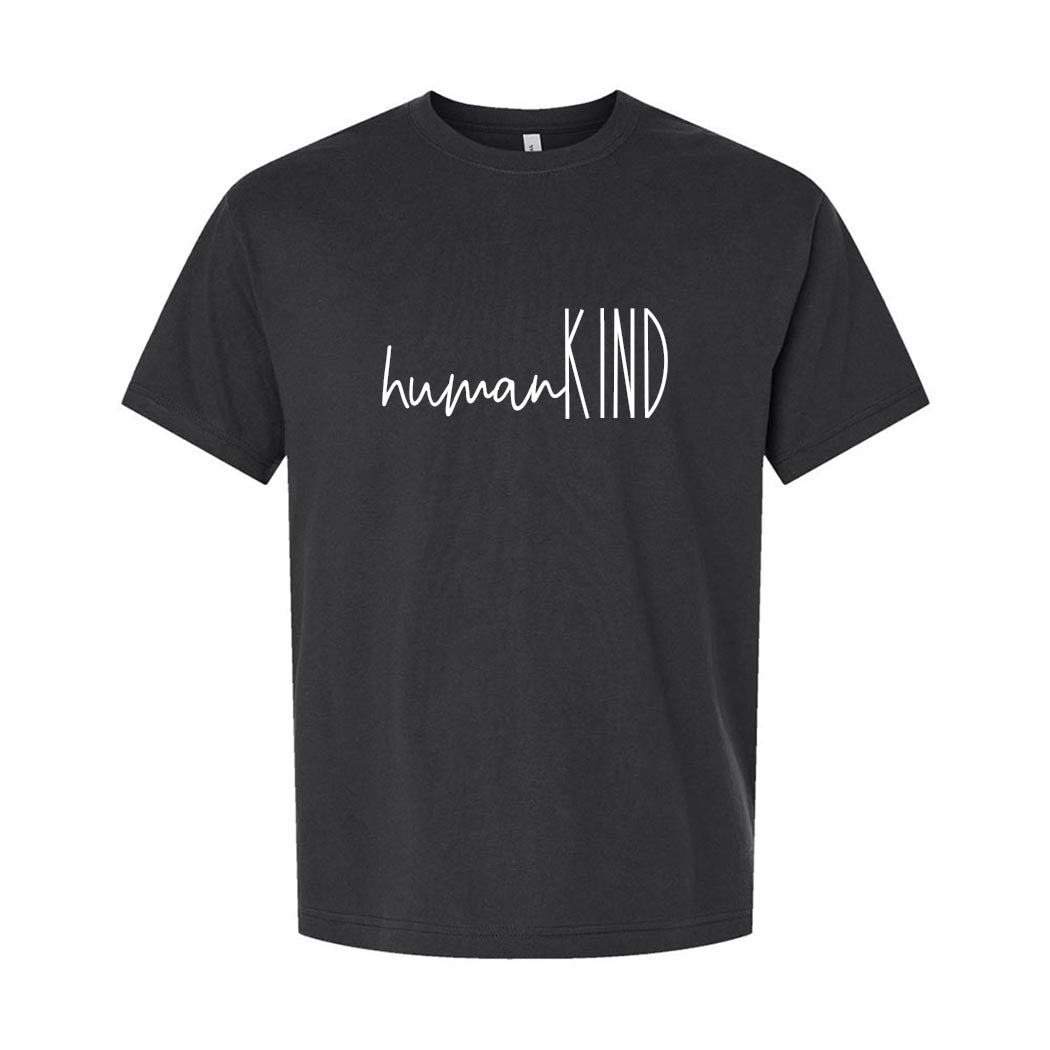 humanKIND Logo ~ Youth Heavyweight Cotton T-Shirt ~ humanKIND