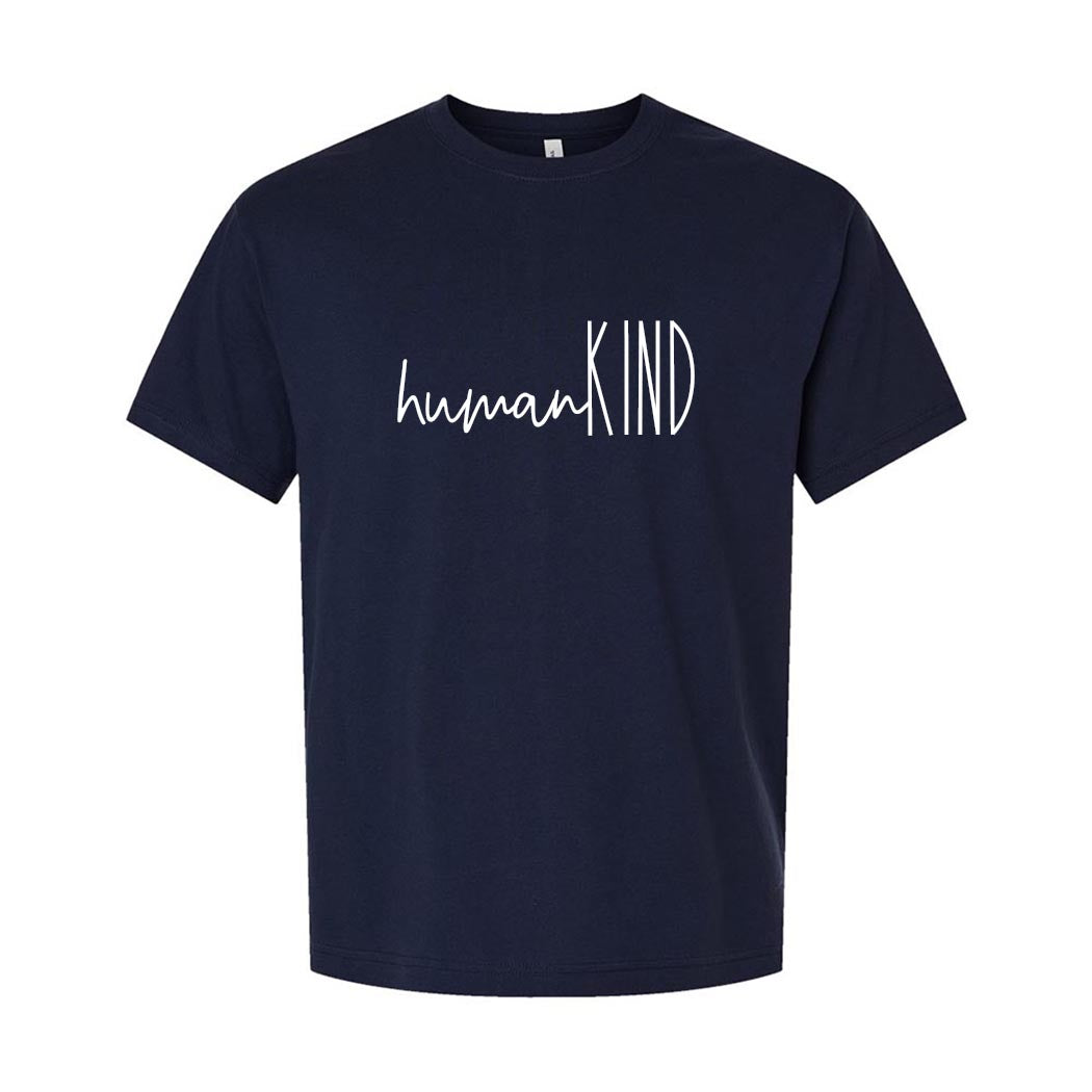 humanKIND Logo ~ Youth Heavyweight Cotton T-Shirt ~ humanKIND