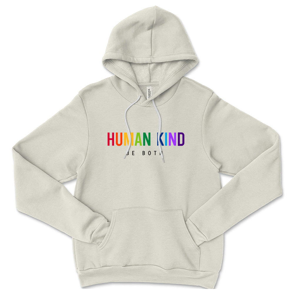 Human Kind Be Both ~ Youth Sponge Fleece Hoodie ~ humanKIND