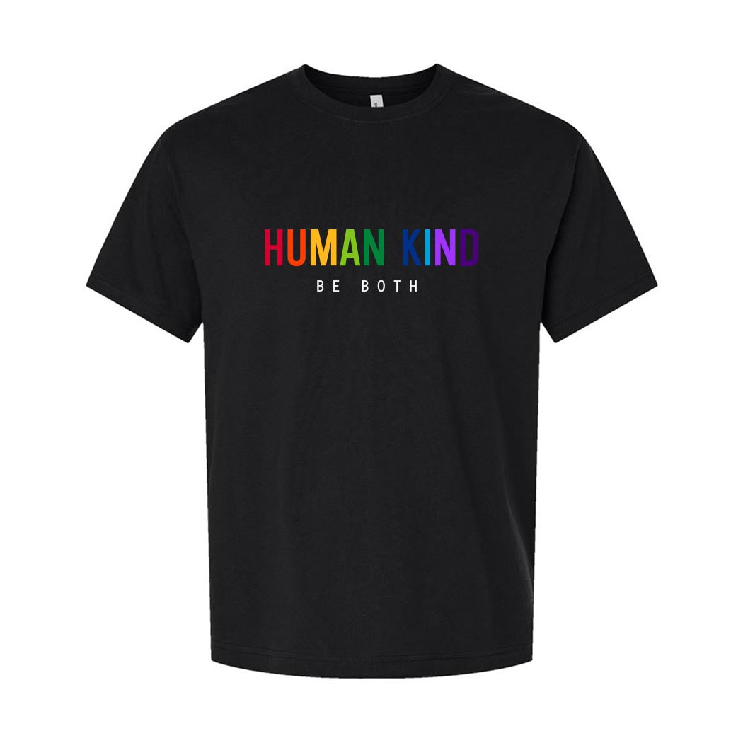 Human Kind Be Both ~ Heavyweight Cotton T-Shirt ~ humanKIND