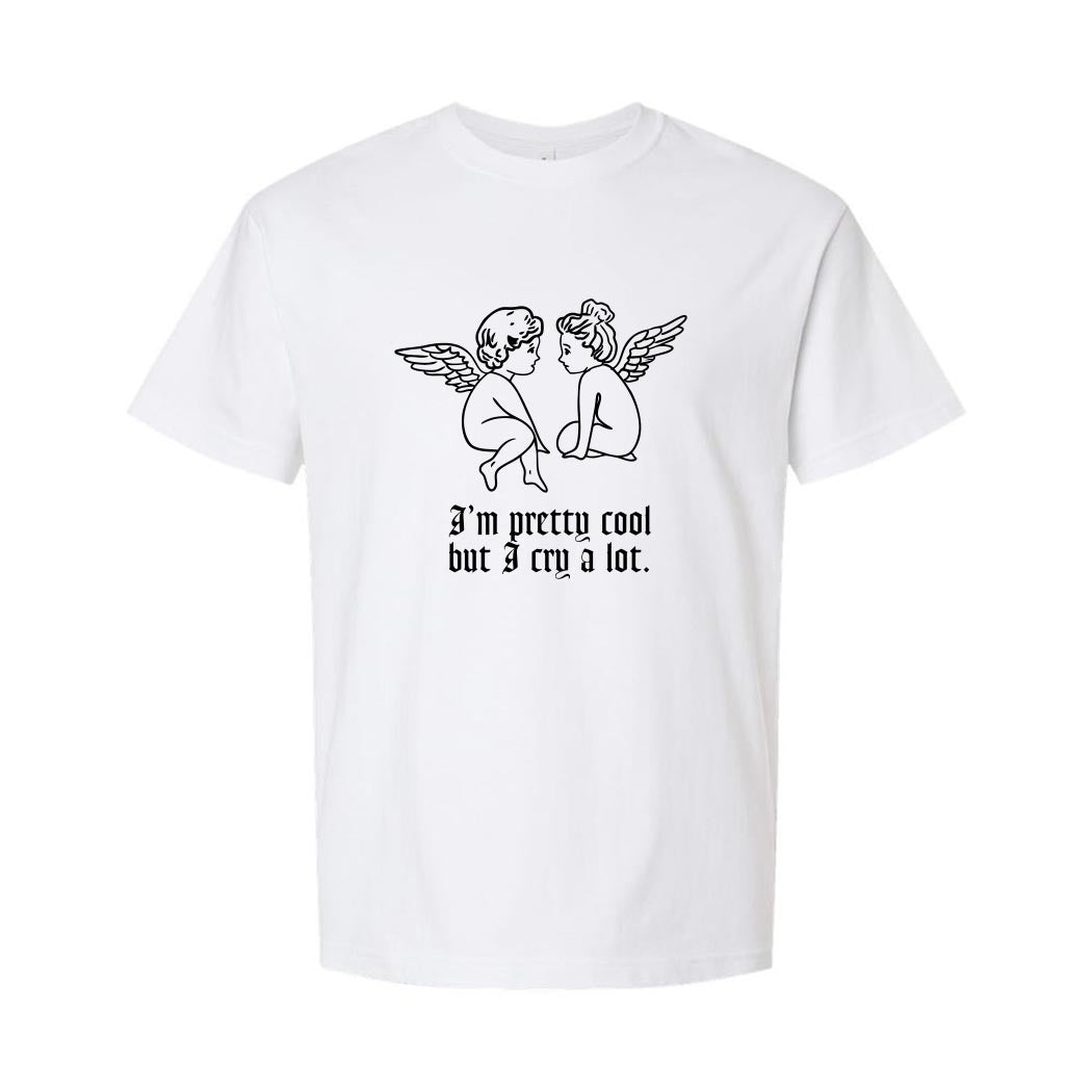 I'm Pretty Cool But I Cry A Lot ~ Youth Heavyweight Cotton T-Shirt ~ humanKIND