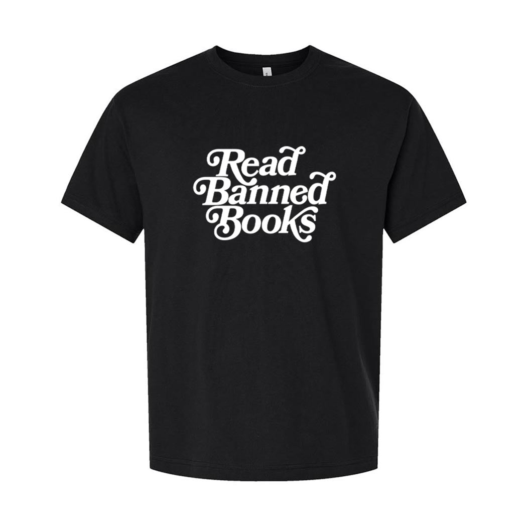Read Banned Books ~ Youth Heavyweight Cotton T-Shirt ~ humanKIND