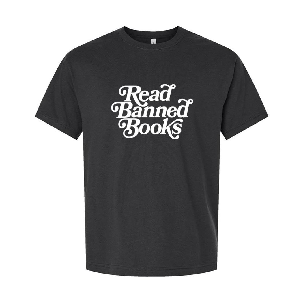 Read Banned Books ~ Youth Heavyweight Cotton T-Shirt ~ humanKIND