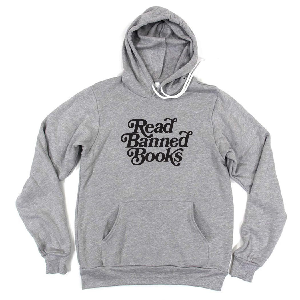 Read Banned Books ~ Sponge Fleece Hoodie ~ humanKIND