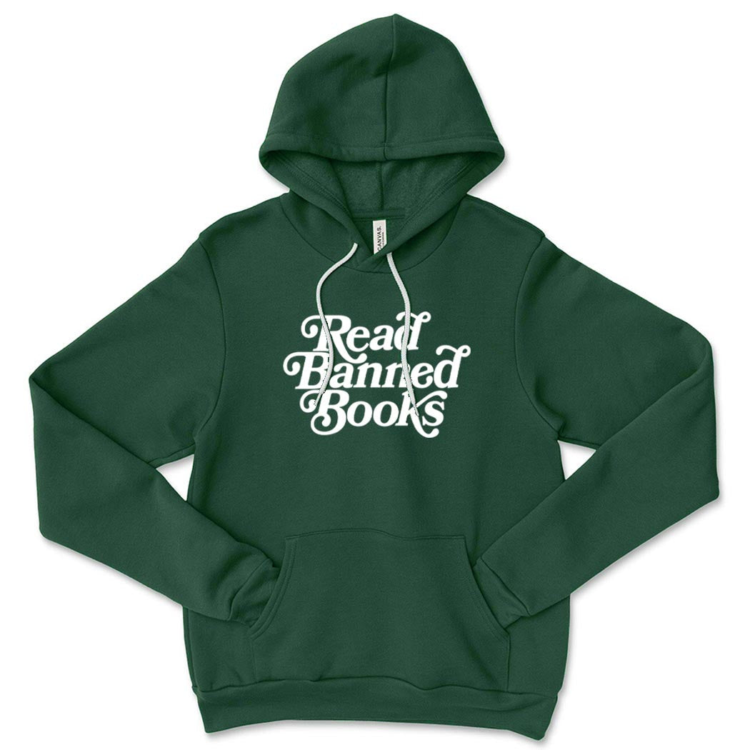 Read Banned Books ~ Sponge Fleece Hoodie ~ humanKIND