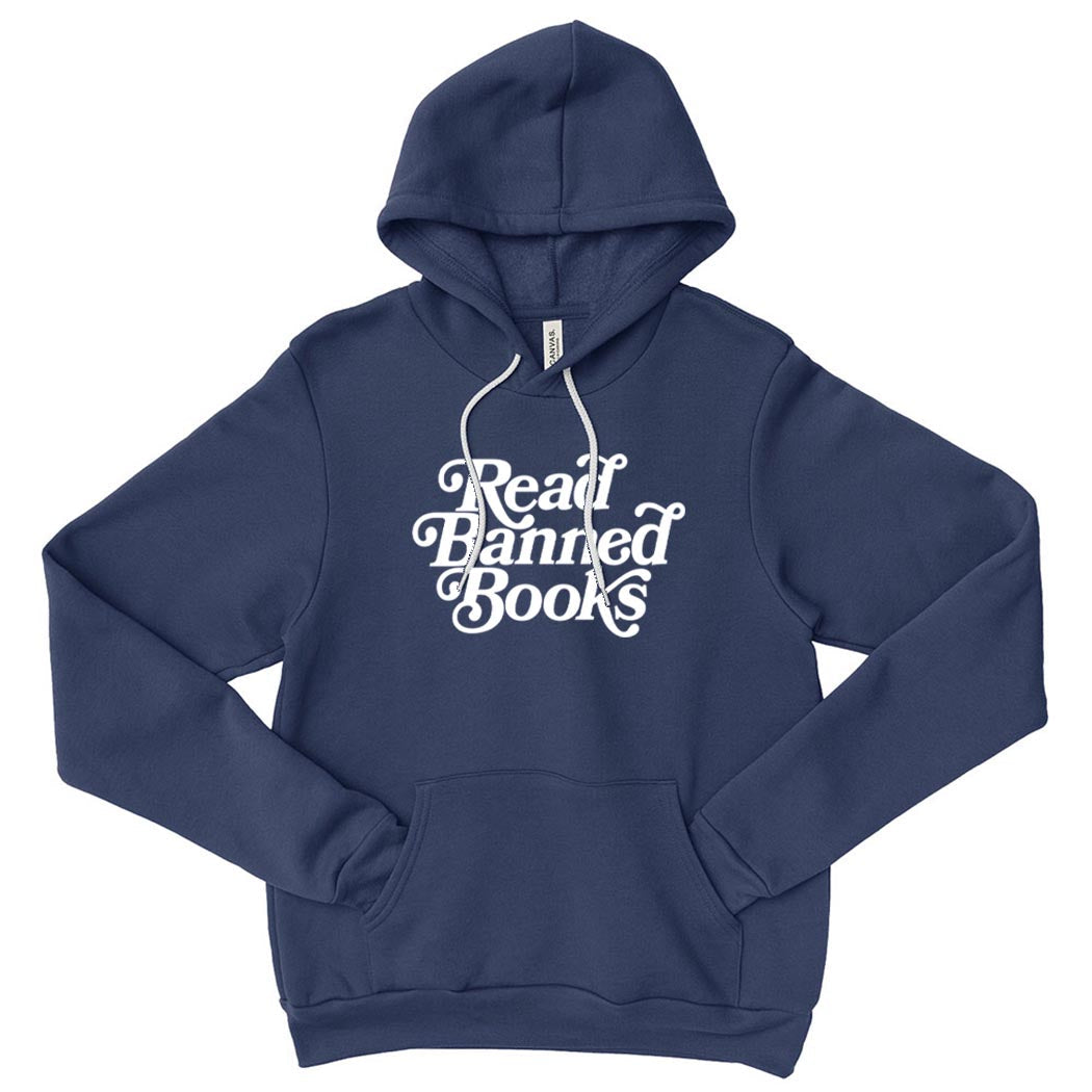Read Banned Books ~ Youth Sponge Fleece Hoodie ~ humanKIND