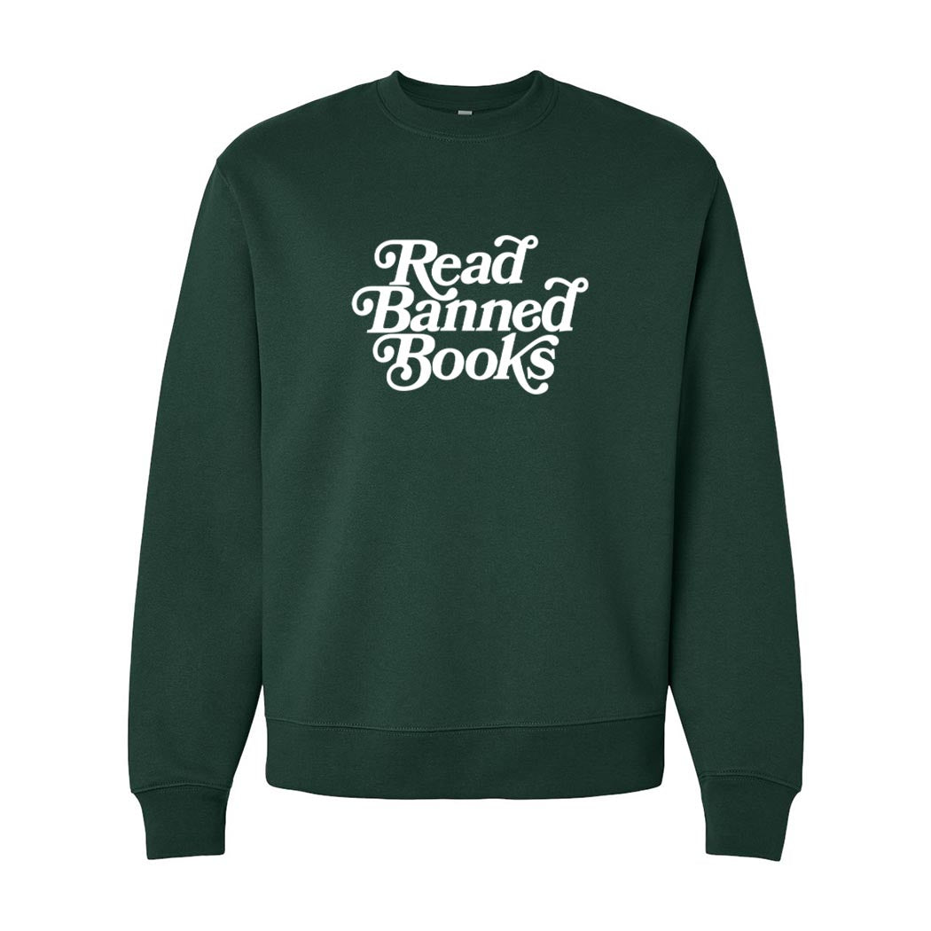Read Banned Books ~ Heavyweight Crewneck Sweatshirt ~ humanKIND