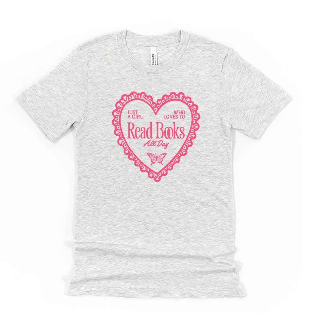 Read Books All Day ~ Jersey T-Shirt ~ humanKIND