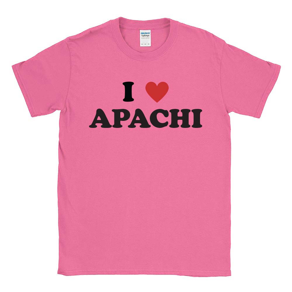 I HEART APACHI DRYBLEND TEE ~ APACHI DAY CAMP ~  adult ~ classic unisex fit