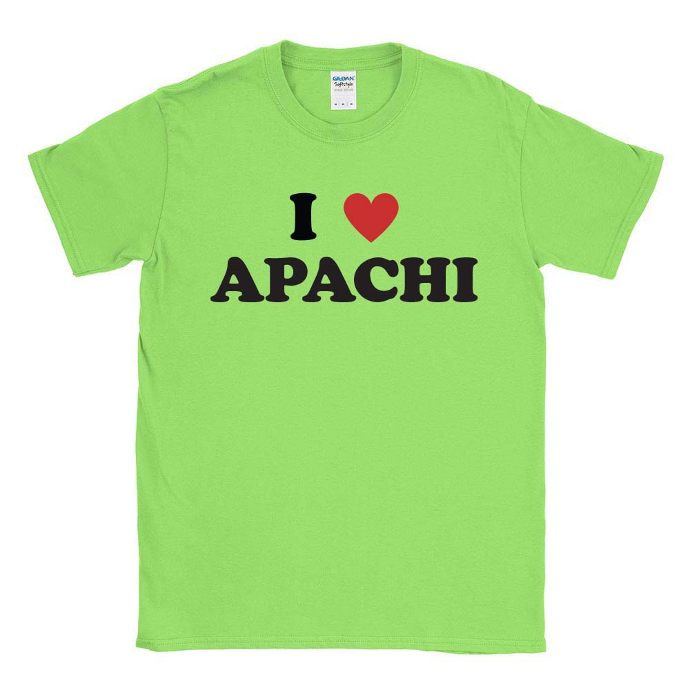 I HEART APACHI DRYBLEND TEE ~ APACHI DAY CAMP ~  adult ~ classic unisex fit