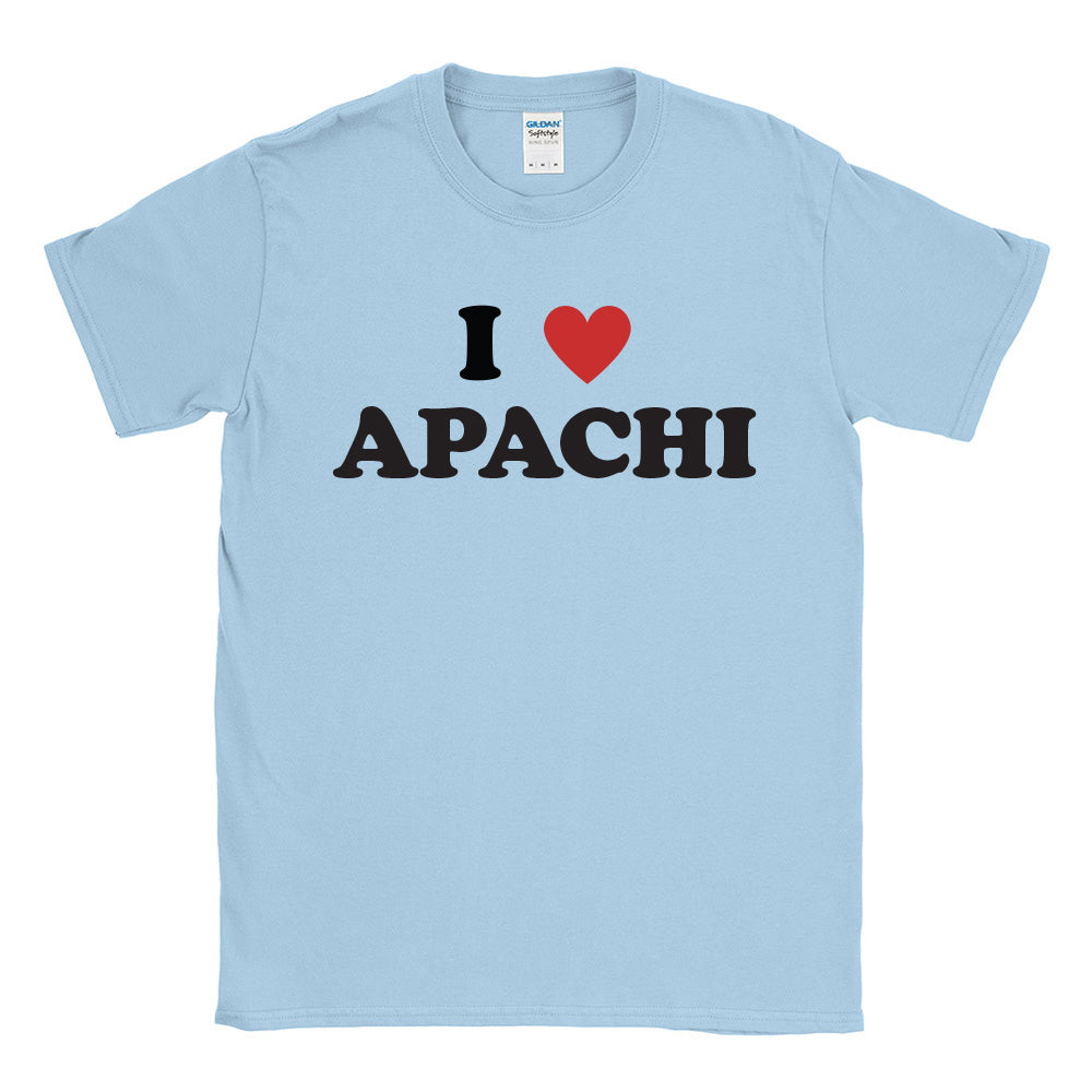 I HEART APACHI DRYBLEND TEE ~ APACHI DAY CAMP ~  youth ~ classic unisex fit