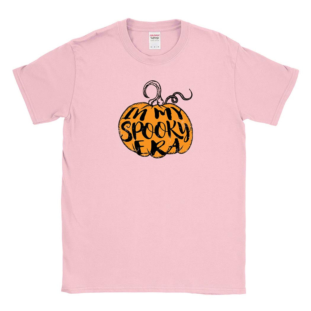 In My Spooky Era ~ Cotton T-Shirt ~ Breiter Creations-light pink