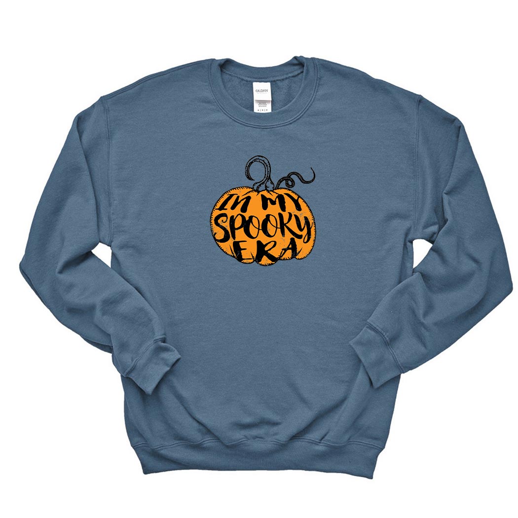 In My Spooky Era ~ Crewneck Sweatshirt ~ Breiter Creations-indigo