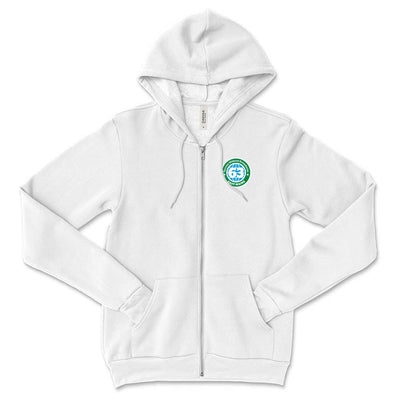 Logo ~ Fleece Zip Hoodie ~  East Maine School District 63