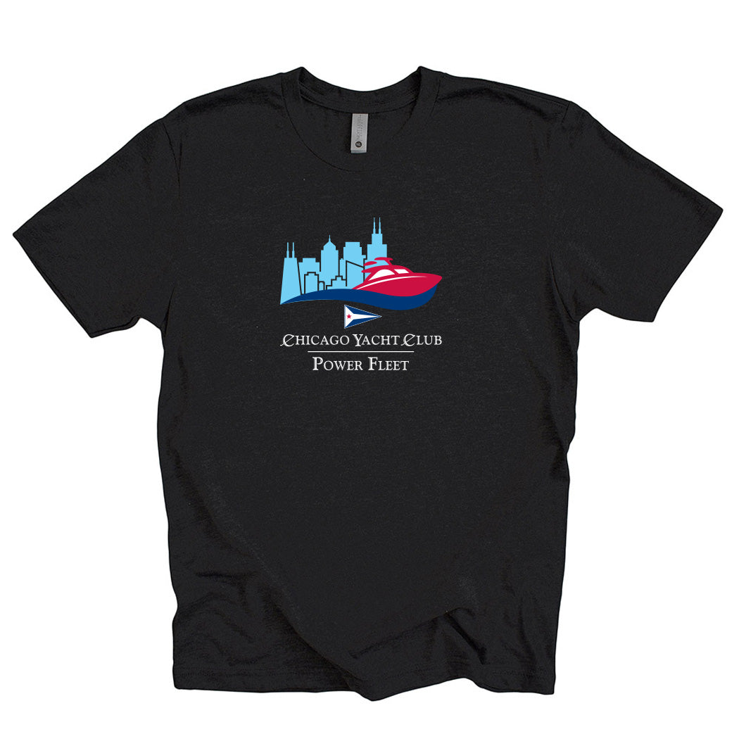 Logo - Power Fleet ~ Triblend T-Shirt ~ Chicago Yacht Club