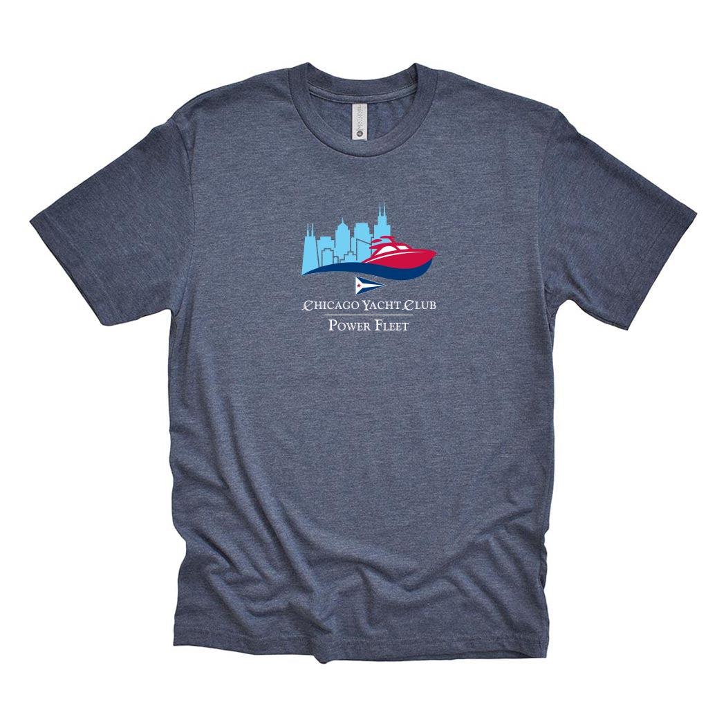 Logo - Power Fleet ~ Triblend T-Shirt ~ Chicago Yacht Club