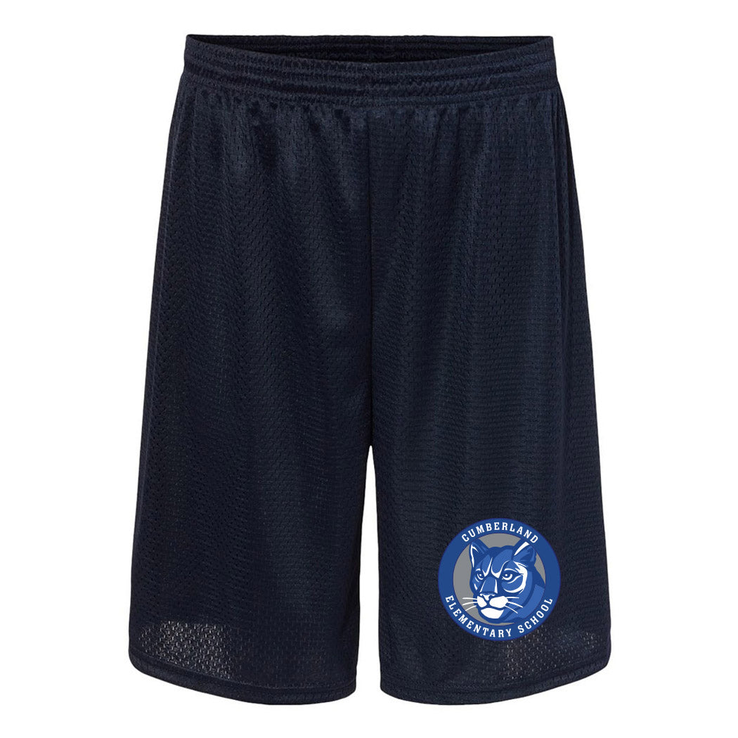 Logo Badge ~ Mesh Shorts ~ Cumberland Elementary School