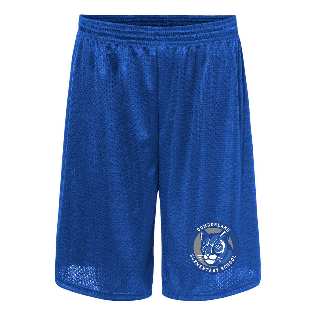 Logo Badge ~ Mesh Shorts ~ Cumberland Elementary School