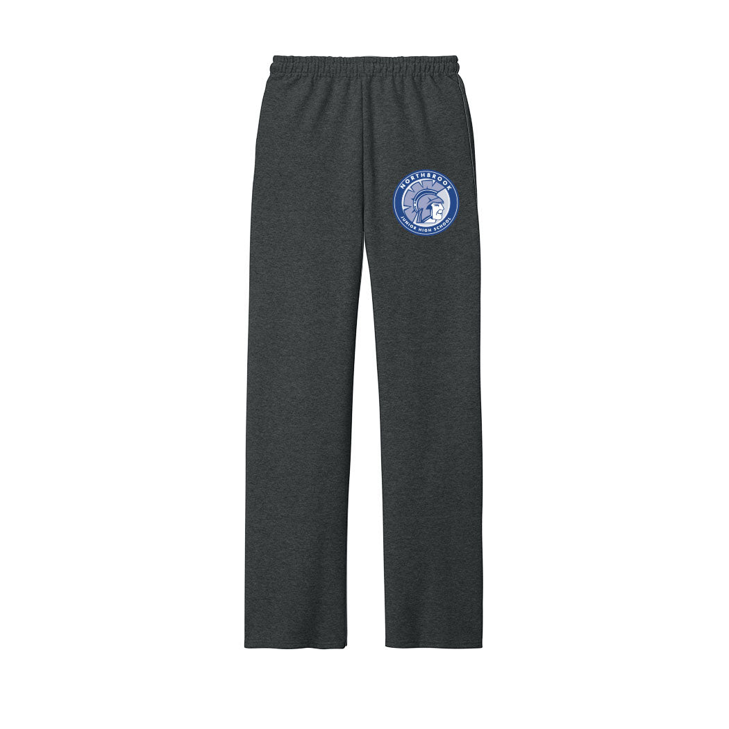Logo Badge ~ Open Bottom Sweatpants ~ Northbrook Junior High School