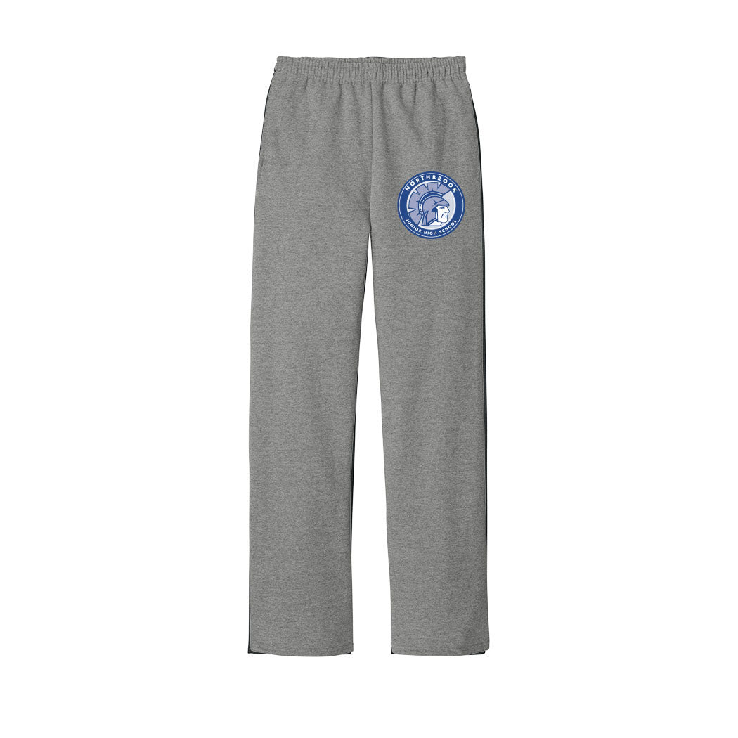 Logo Badge ~ Open Bottom Sweatpants ~ Northbrook Junior High School