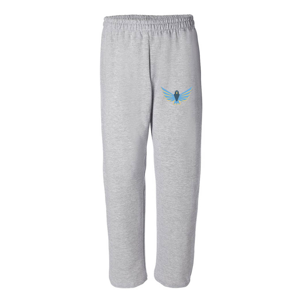 Logo Left Chest ~ Open Leg Sweatpants ~ Highcrest Middle School
