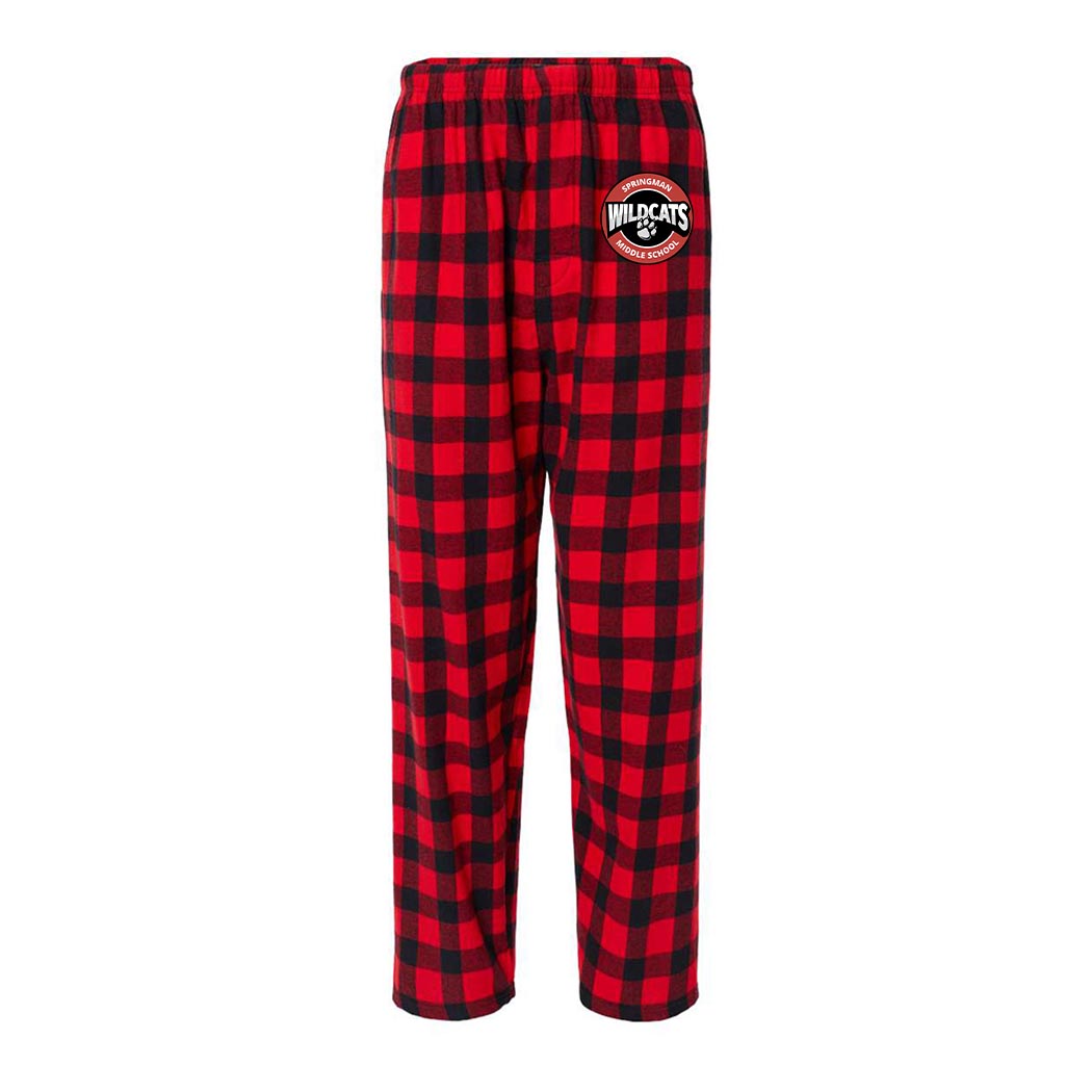 Logo ~ Flannel Pants ~ Springman Middle School