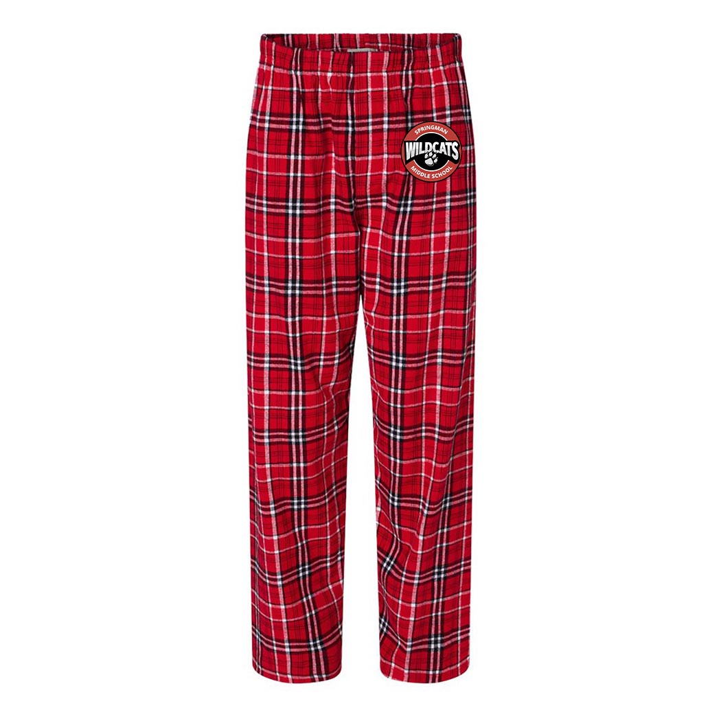 Logo ~ Flannel Pants ~ Springman Middle School