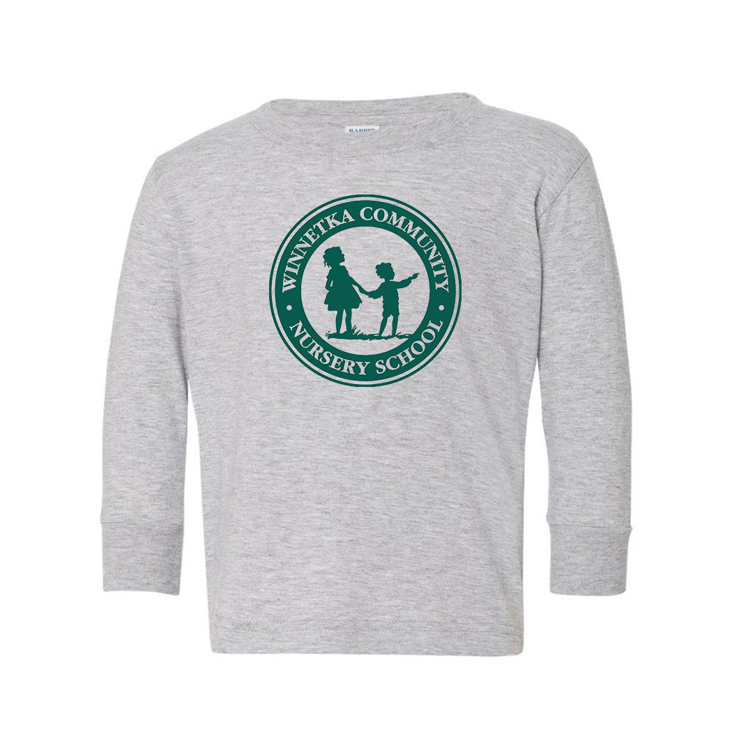Logo ~ Toddler Jersey Long Sleeve T-Shirt ~ Winnetka Community Nursery School